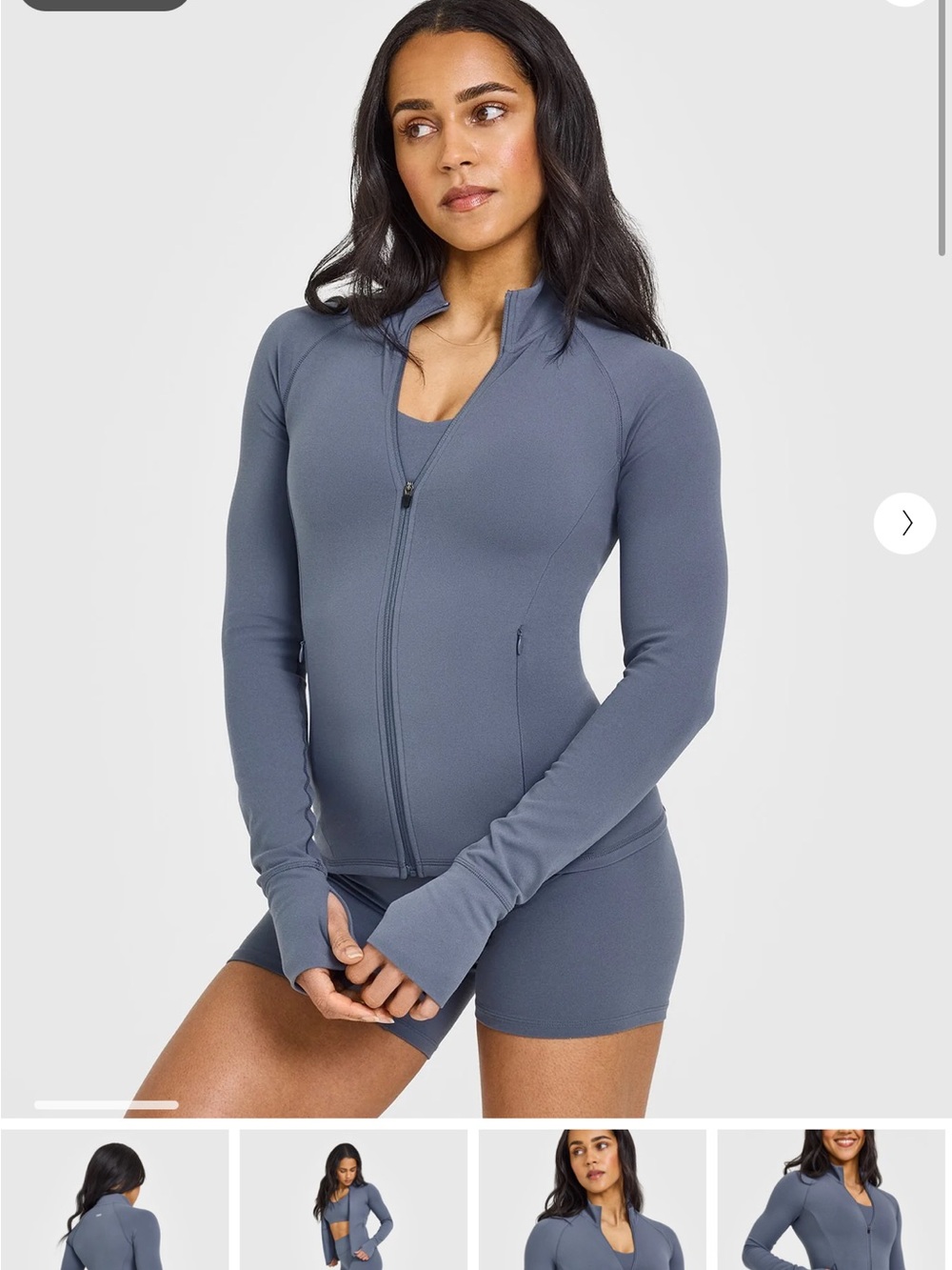 Oner Active granite Blue Zip-Up Jacket